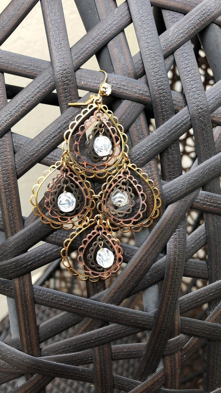 Boucles d oreilles Gd modèle flocon