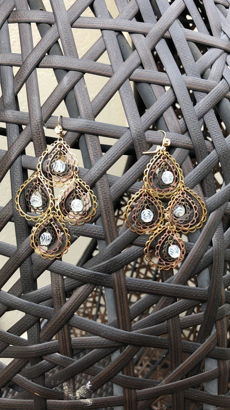 Boucles d oreilles Gd modèle flocon
