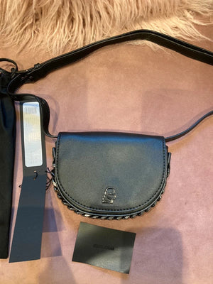 Clutch bag Karl lagerfeld noir cuir avec etiquette