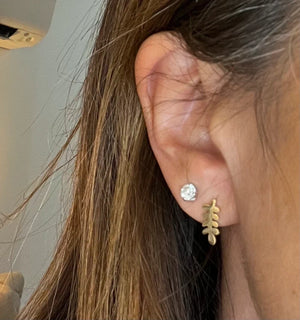 Boucles d’oreilles puces en acier inoxydable excellent état